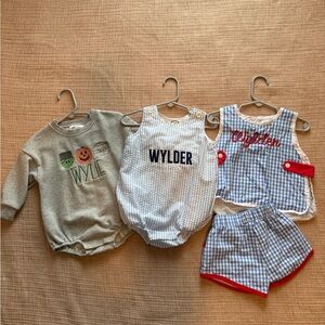 “Wylder” embroidered outfits (3 outfits)
